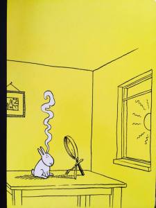 Bunny suicides -vihkon kansi. 